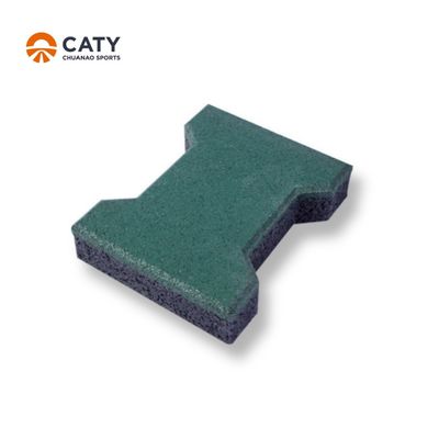 Praktis Interlocking Karet Paver Anti Skid Air Permeable