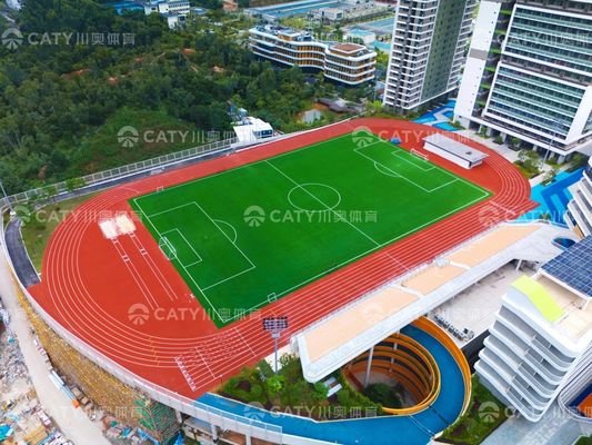 Sandwich System Spray Coating Running Track Untuk Stadion Kompetisi Universitas
