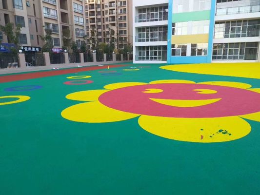 Lantai Karet Lapangan Olahraga Khusus Untuk TK