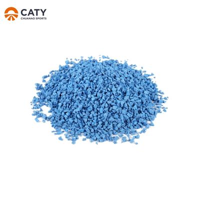 Elastis EPDM Granules Warna, Pellet Karet Biru Untuk Taman bermain