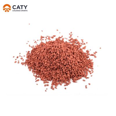 Jalur Lari 1mm-3mm EPDM Karet Granules Dampak menyerap Partikel Karet