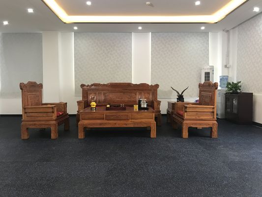 Permukaan halus Ketumpatan tinggi Karet yang mudah dibersihkan Mat karet tidak beracun Karet Gym Heavy Duty Mat Mengasap Suara Lantai Kebugaran