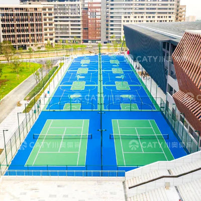 Lapangan akrilik elastis yang ramah lingkungan untuk bola basket, bola voli, bulutangkis, pickleball, tenis