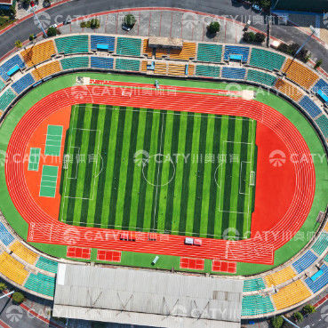 Track lari atletik untuk semua cuaca dengan bahan granula EPDM SBR daur ulang dengan sertifikat Iaaf TUV untuk lapangan olahraga