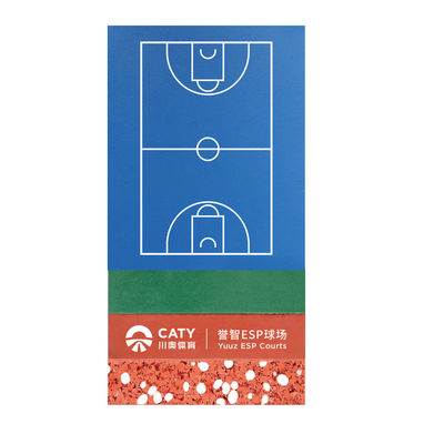Eco-Friendly Silicon PU Coating Multi-Function Sports Flooring for Volleyball Basketball Badminton di Fasilitas Olahraga Klub Olahraga Taman bermain Daerah rekreasi