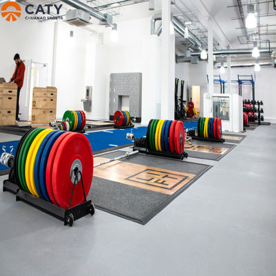 Ketahanan nyaman 20mm tebal fitness karet lantai gym karet Mat