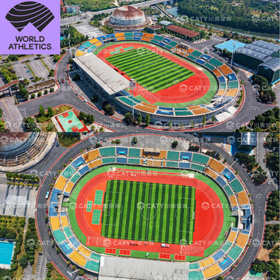 IAAF menyetujui lintasan lari atletik untuk lantai atletik karet EPDM dengan permukaan EPDM yang halus