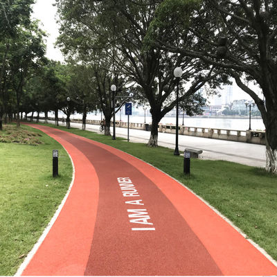 Perjalanan rekreasi EPDM multi-fungsi dengan keamanan yang ditingkatkan untuk jalur jogging, jalur bersepeda & kursi roda