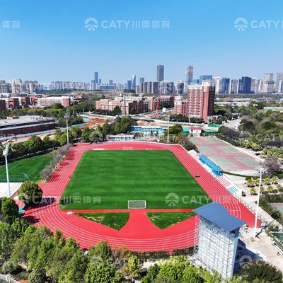 Standar 400m Atletik Jalan Lari EPDM Karet Granules dengan Waterproof Trackway Instalasi