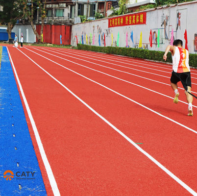 EcoSpray EPDM Karet Jogging Track Instalasi Untuk Karet Track And Field SBR Karet Crumb Underlay