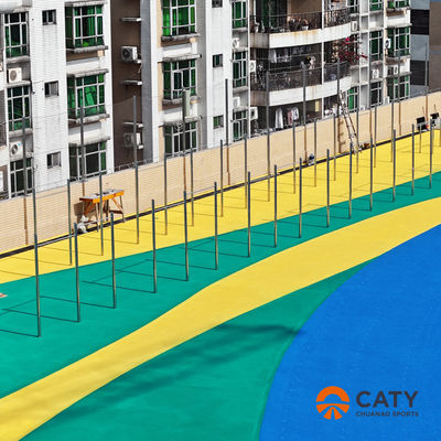 Bahan Lapangan Mainan Karet Karet EPDM SBR Karet Ban untuk Karet Jogging Track & Roof Greening