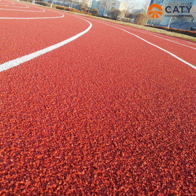 Anti UV Sports Running Track Soundproof EPDM Karet Granules China Pabrik Pemasangan Jalur Lari