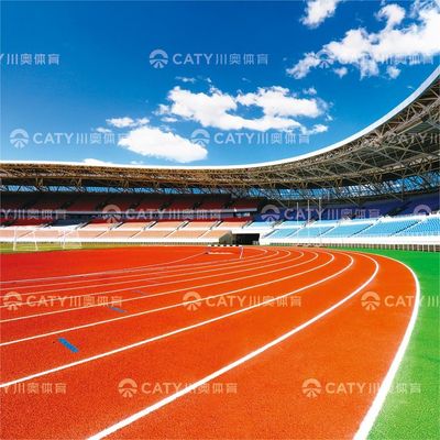 Grosir Jalur Prefabrikasi Pemasangan Cepat EPDM Rubber Roll Track Glue-down Running Track