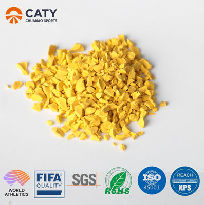 Ultra tahan lama taman bermain EPDM Granules Lantai Permukaan basahPour Karet Shock Absorpsi EPDM Karet Granules