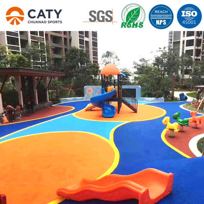 Kandungan Polimer Tinggi Bahan Lantai Olahraga yang Dapat Diandalkan Anti-Slip EPDM Biji