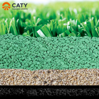 Berkualitas Tinggi Lapangan Sepak Bola tahan lama rumput buatan isian EPDM Karet Granules