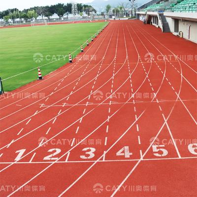 Penjualan Panas Trek Lari Permeabel Ramah Lingkungan untuk Area Olahraga Berkelanjutan dan Hijau