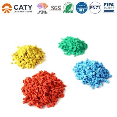 Butiran Lintasan Kebugaran EPDM Traksi Tinggi | Permukaan Tahan Benturan dan Cuaca untuk Jalur Kebugaran Luar Ruangan