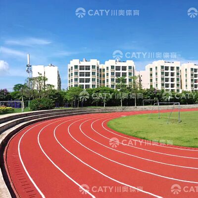 IAAF bersertifikat Composite Running Track, Sandwich System untuk Shock Absorption profesional dan daya tahan
