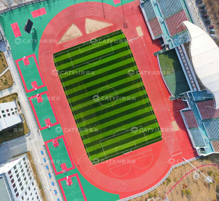 Lintasan Lari Semi-Prefabrikasi yang Di-cured di Pabrik, Gulungan Bersertifikasi IAAF untuk Pemasangan Profesional Cepat