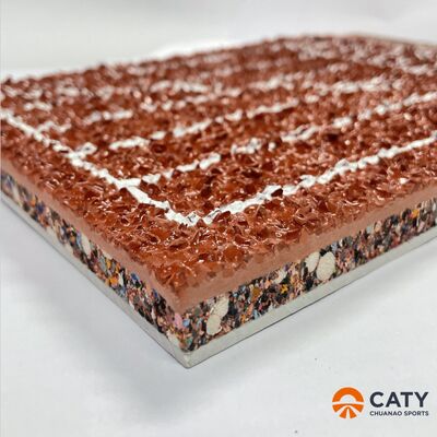 Granul ETPU elastis dan ringan dengan penyerapan kejut yang sangat baik dan pengembalian energi untuk permukaan olahraga