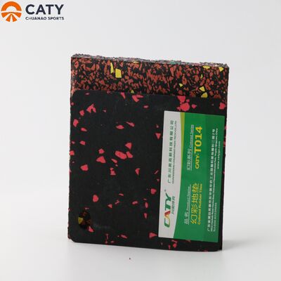 Jubin Karet Premium yang awet dan elastis dengan EPDM Color-Dot untuk gym dan studio kebugaran