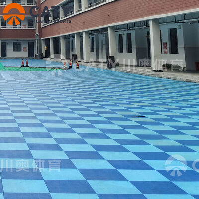 Lantai keamanan EPDM yang tidak beracun, menyerap kejut dan tahan lama untuk taman bermain dan taman