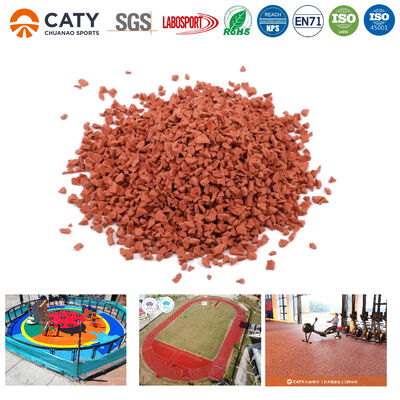 EPDM Rubber Playground Surface SBR Granules Rubber Untuk Lantai Keamanan Playground Lantai Karet Playground