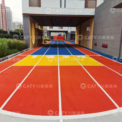 Anti-UV Karet Track Permukaan EPDM Karet Granules Outdoor Karet Mats Untuk Play Area Playground Pellet