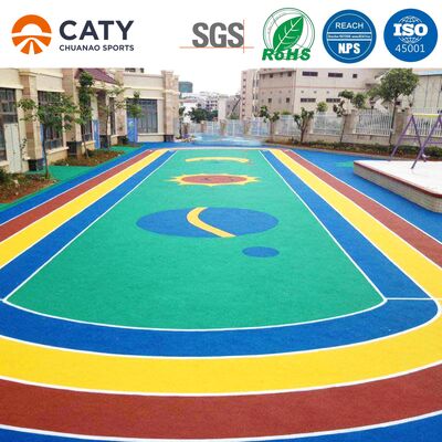 Anti-UV EPDM SBR Rubber Granules For Playground Rubber Mulch Soft Playground Flooring