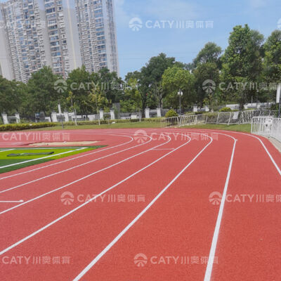 World Athletics bersertifikat EPDM Running Track dengan penyerapan kejut dan umur 10 tahun