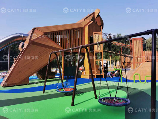 Permukaan taman bermain tahan lama dan aman EPDM Granules karet untuk anak-anak