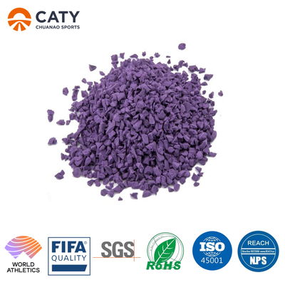 Grosir Anti-UV EPDM Granules Karet Lantai untuk Sekolah Olahraga Lari Track Anak-anak Taman bermain area mengisi untuk digunakan