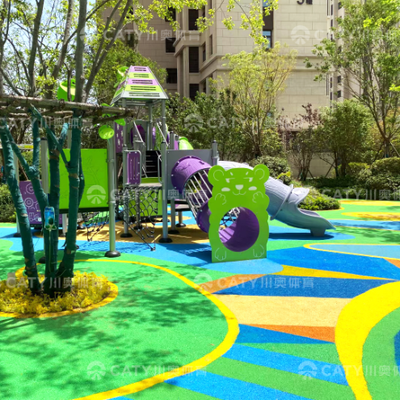 Anti-penuaan 1-3MM 20% Kandungan Karet EPDM Karet Granul untuk Anak-anak EPDM Taman bermain Anak Taman bermain Pabrik Jual langsung