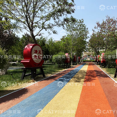 Butiran Karet EPDM Anti Penuaan untuk Area Bermain Anak Trotoar Taman Rekreasi Luar Ruangan