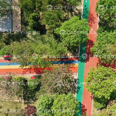 Granul EPDM Berwarna Vibrant untuk Jungle Gym Lapangan Mainan Mating Surface Lapangan Mainan Outdoor Health Trail