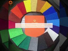 Granul EPDM Lembut & Ambruk-Absorbent (SGS Sertifikasi Non-Toksik) untuk Permukaan Keamanan Taman bermain