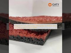 Ukuran yang disesuaikan dari Granula SBR Daur Ulang untuk lapisan bawah lintasan lari atau rumput yang diisi